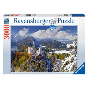 Ravensburger (17062) - "Neuschwanstein Castle in Winter" - 3000 pezzi