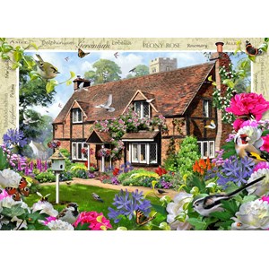 Ravensburger (19413) - "Peony Cottage" - 1000 pezzi
