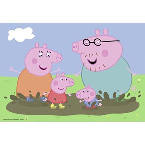 Ravensburger (09082) - "Peppa Pig, Happy Family" - 24 pezzi