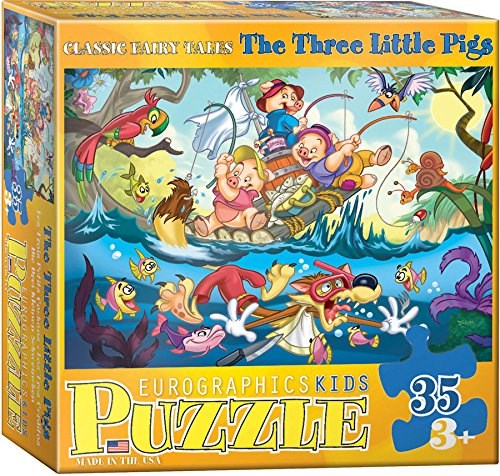Eurographics (6035-0423) - "Three Little Pigs" - 35 pezzi