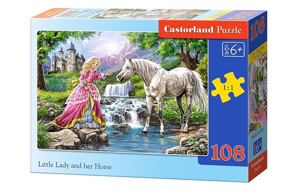 Castorland (B-010158) - "Little Lady and her Horse" - 108 pezzi
