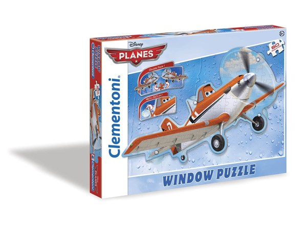 Clementoni (20111) - "Window-Puzzle Planes" - 60 pezzi