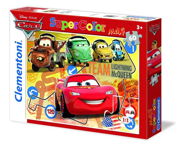 Clementoni (26739) - "Cars" - 60 pezzi