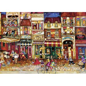 Ravensburger (19408) - "Streets of France" - 1000 pezzi