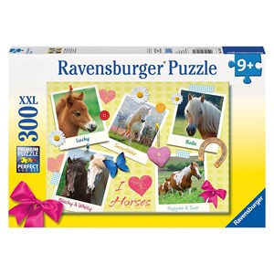 Ravensburger (13186) - "Favorite Horses" - 300 pezzi