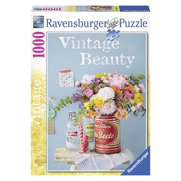 Ravensburger (19505) - "Vintage Flowers" - 1000 pezzi