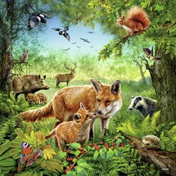 Ravensburger (09330) - "Animals of The Earth" - 49 pezzi