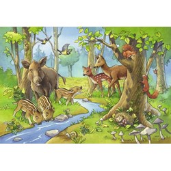 Ravensburger (09117) - "Cute Forest Animals" - 24 pezzi