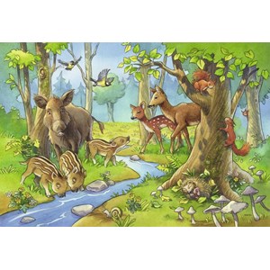 Ravensburger (09117) - "Cute Forest Animals" - 24 pezzi