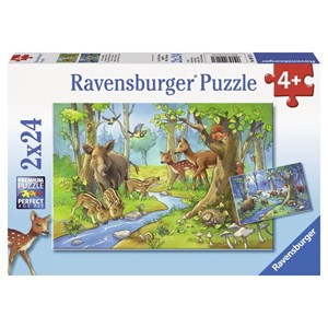 Ravensburger (09117) - "Cute Forest Animals" - 24 pezzi