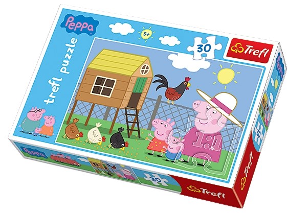 Trefl (18195) - "Peppa Pig" - 30 pezzi