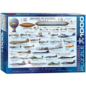 Eurographics (6000-0086) - "History of Aviation" - 1000 pezzi