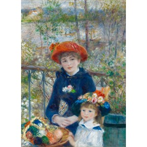 Grafika Kids (00254) - Pierre-Auguste Renoir: "The Two Sisters, On the Terrace, 1881" - 24 pezzi