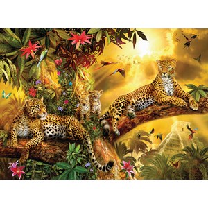 SunsOut (24409) - Jan Patrik Krasny: "Jungle Jaguars" - 500 pezzi