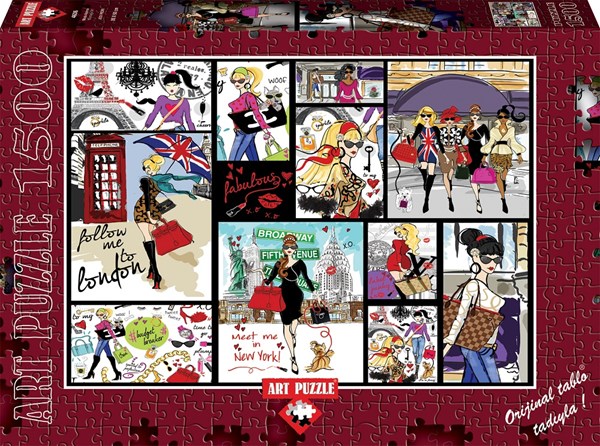 Art Puzzle (4636) - "Fashion Collage" - 1500 pezzi