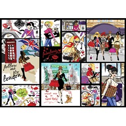Art Puzzle (4636) - "Fashion Collage" - 1500 pezzi