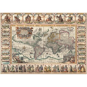Art Puzzle (4711) - "Ancient World Map" - 2000 pezzi