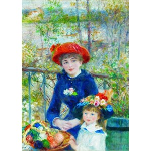 Gold Puzzle (60386) - Pierre-Auguste Renoir: "Two Sisters on the Terrace" - 1000 pezzi