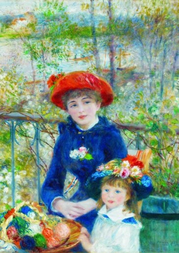 Gold Puzzle (60386) - Pierre-Auguste Renoir: "Two Sisters on the Terrace" - 1000 pezzi