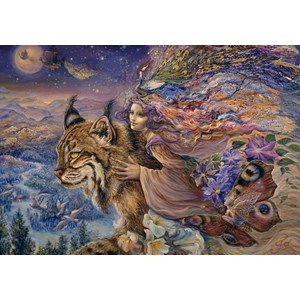 Grafika (00894) - Josephine Wall: "Flight of the Lynx" - 1000 pezzi