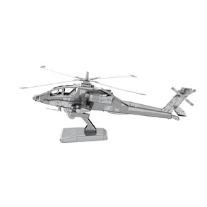 Metal Earth (Metal-Earth-MMS083) - "Apache AH-64" - 20 pezzi