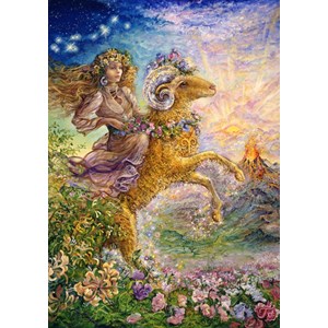 Grafika (T-00031) - Josephine Wall: "Zodiac Sign, Aries" - 1000 pezzi