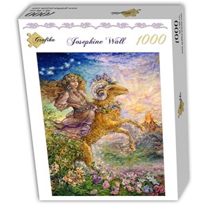 Grafika (T-00031) - Josephine Wall: "Zodiac Sign, Aries" - 1000 pezzi