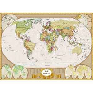 Eurographics (6000-1272) - "Map of the World" - 1000 pezzi