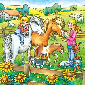 Ravensburger (09293) - "Farm Animals" - 49 pezzi
