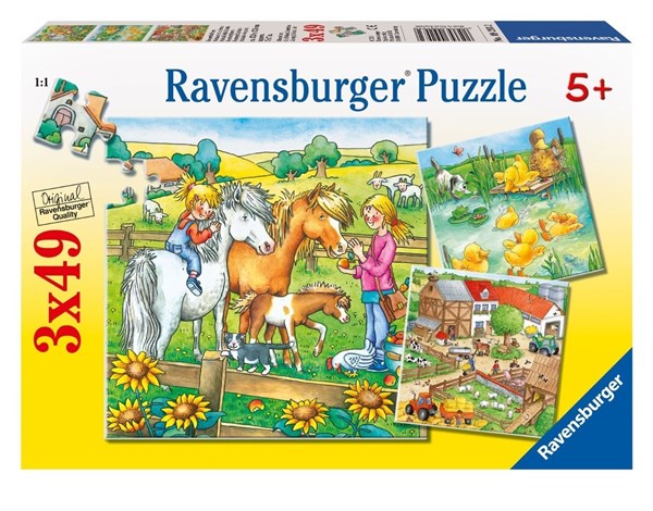Ravensburger (09293) - "Farm Animals" - 49 pezzi