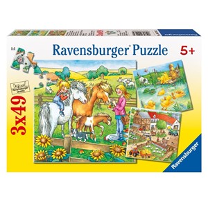 Ravensburger (09293) - "Farm Animals" - 49 pezzi