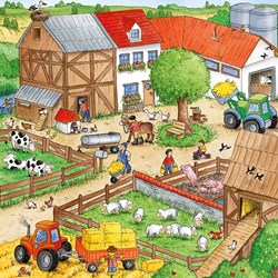 Ravensburger (09293) - "Farm Animals" - 49 pezzi