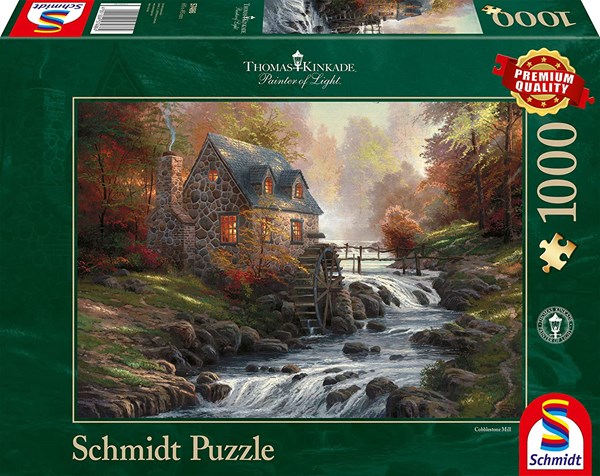 Schmidt Spiele (57486) - Thomas Kinkade: "The Old Mill" - 1000 pezzi