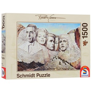 Schmidt Spiele (59310) - Renato Casaro: "Mount Hollywood" - 1500 pezzi