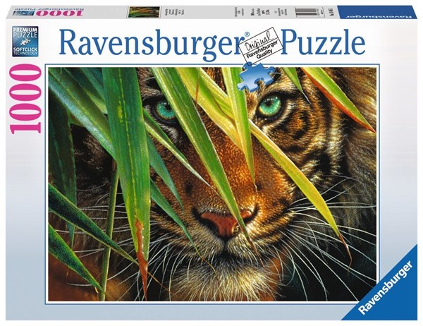 Ravensburger (19486) - "Mysterious Tiger" - 1000 pezzi