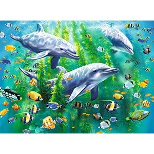 Ravensburger (10605) - "Dolphin Trio" - 100 pezzi