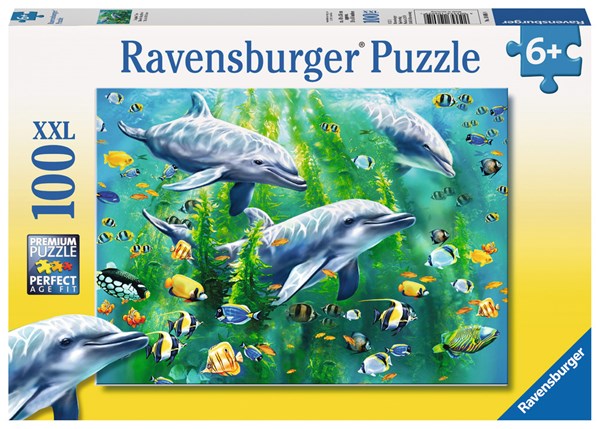 Ravensburger (10605) - "Dolphin Trio" - 100 pezzi