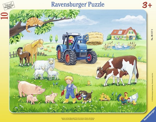 Ravensburger (06117) - "Farm Animals" - 10 pezzi