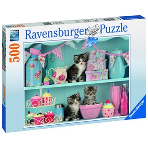 Ravensburger (14684) - "Cupcake Cats" - 500 pezzi
