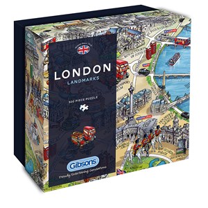 Gibsons (G3402) - Maria Rabinsky: "London Landmarks" - 500 pezzi