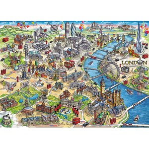 Gibsons (G3402) - Maria Rabinsky: "London Landmarks" - 500 pezzi