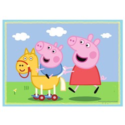 Trefl (34246) - "Peppa Pig" - 35 48 54 70 pezzi