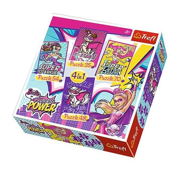 Trefl (34251) - "Barbie" - 35 48 54 70 pezzi