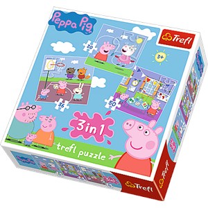 Trefl (34813) - "Peppa Pig" - 20 36 50 pezzi
