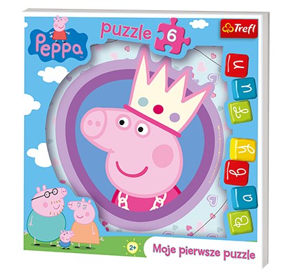 Trefl (36116) - "Peppa Pig" - 6 pezzi