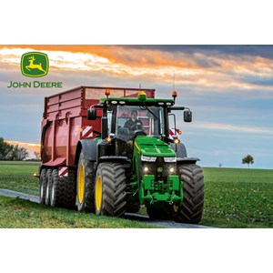 Schmidt Spiele (56043) - "John Deere Tractor 8370R" - 60 pezzi
