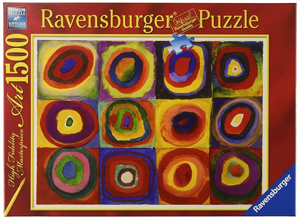 Ravensburger (16377) - Vassily Kandinsky: "Squares with Concentric Rings" - 1500 pezzi