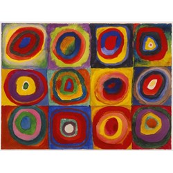 Ravensburger (16377) - Vassily Kandinsky: "Squares with Concentric Rings" - 1500 pezzi