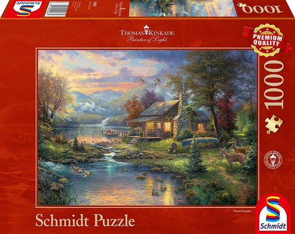 Schmidt Spiele (59467) - Thomas Kinkade: "Paradise" - 1000 pezzi