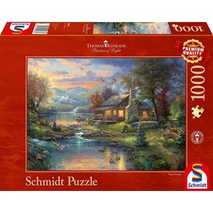 Schmidt Spiele (59467) - Thomas Kinkade: "Paradise" - 1000 pezzi